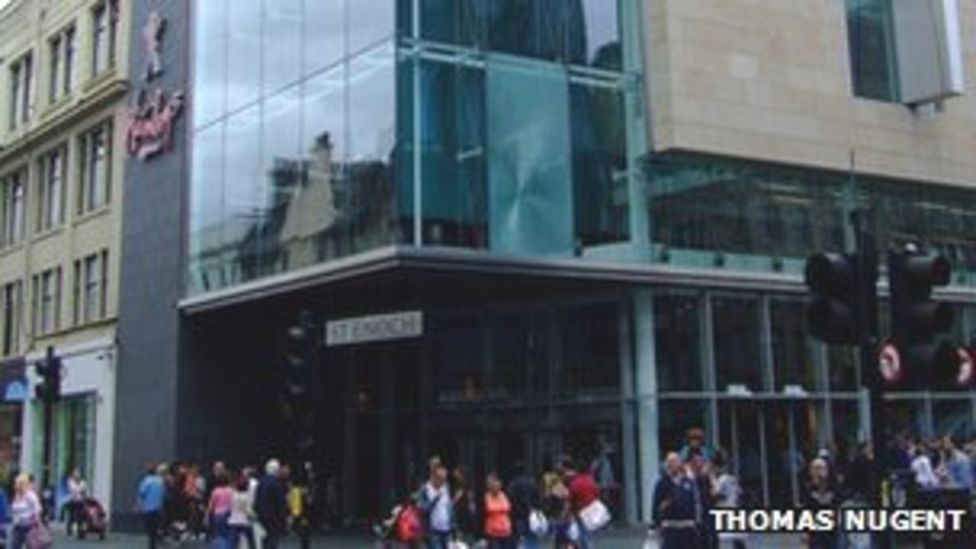 St Enoch shopping centre in Glasgow put up for sale BBC News