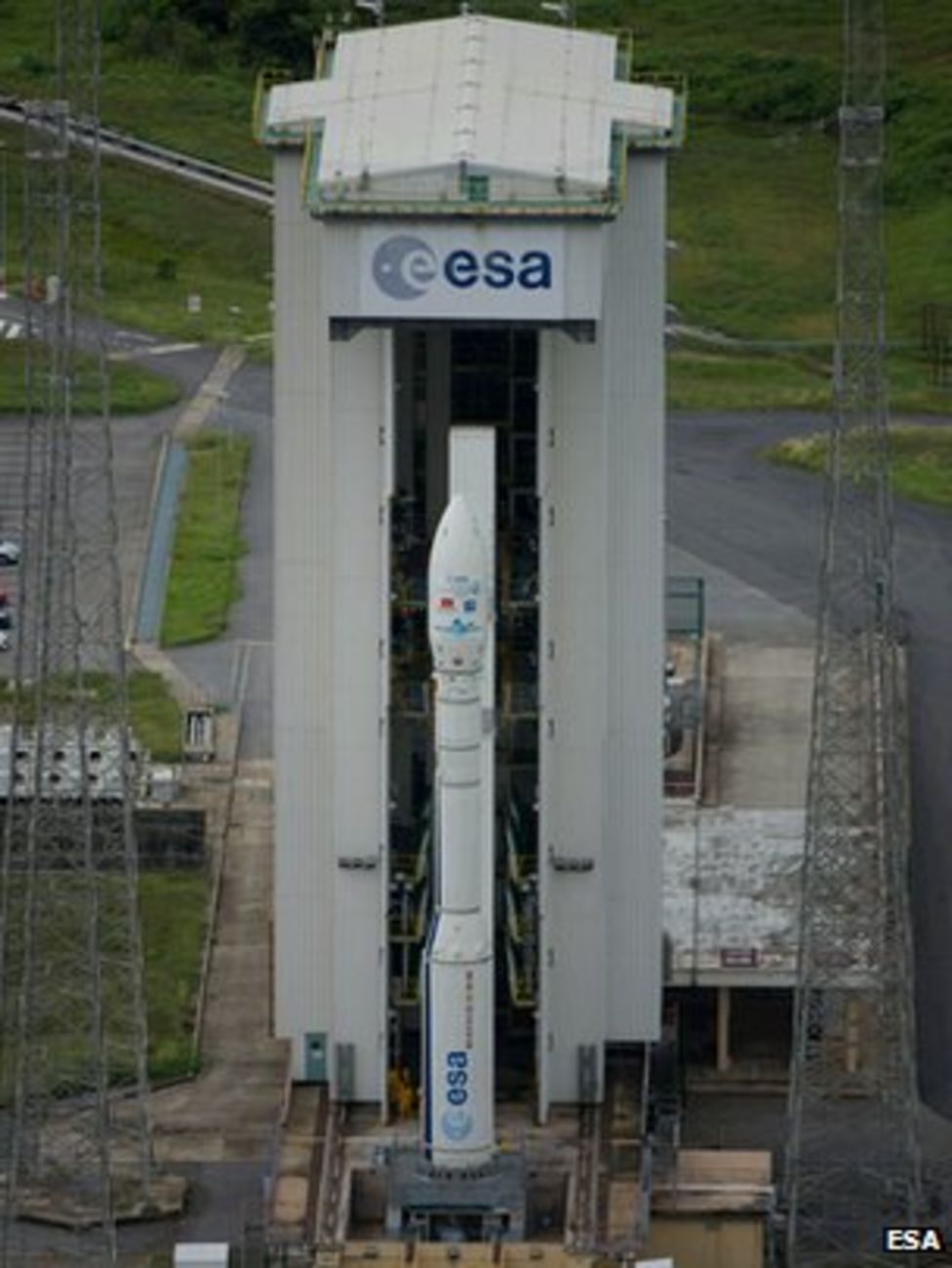 Bad Weather Postpones Europe s Vega Rocket Launch BBC News