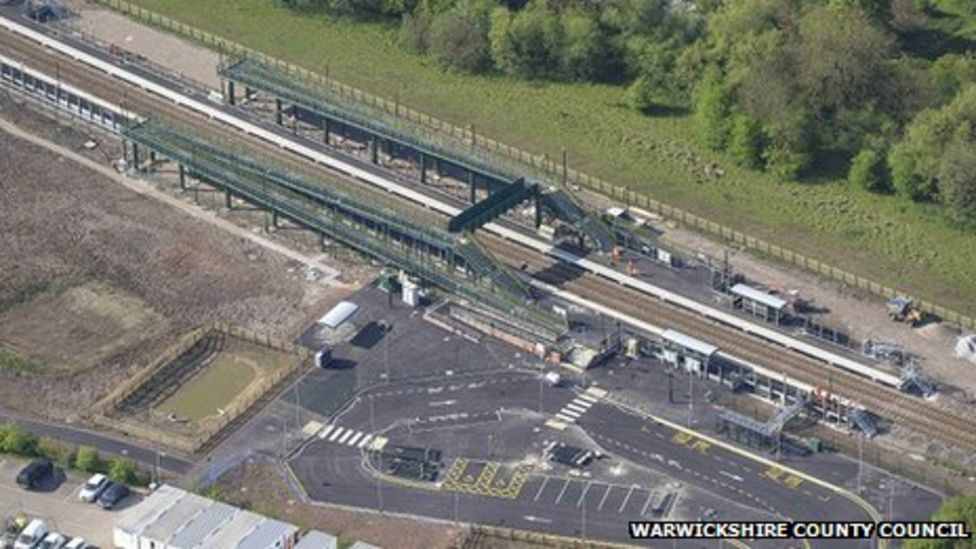 New £7m Stratford Parkway railway station opens - BBC News