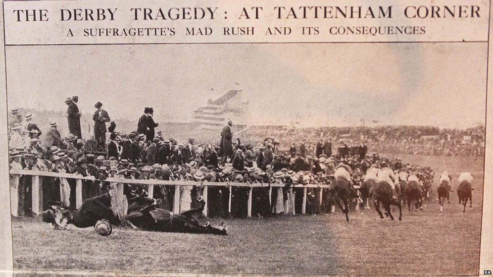In Pictures Epsom Derby Death Of Suffragette Emily Davison BBC News In Pictures Epsom Derby Death Of Suffragette Emily Davison BBC News