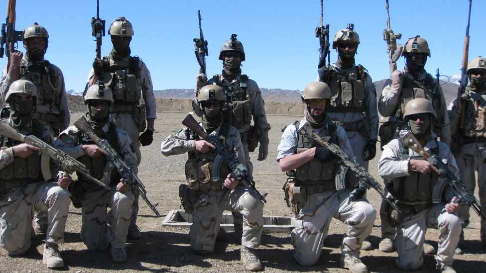 Afghan special forces in Logar province