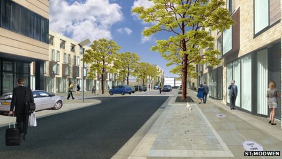 Locking Parklands Plan for 1,200 homes on old RAF site BBC News