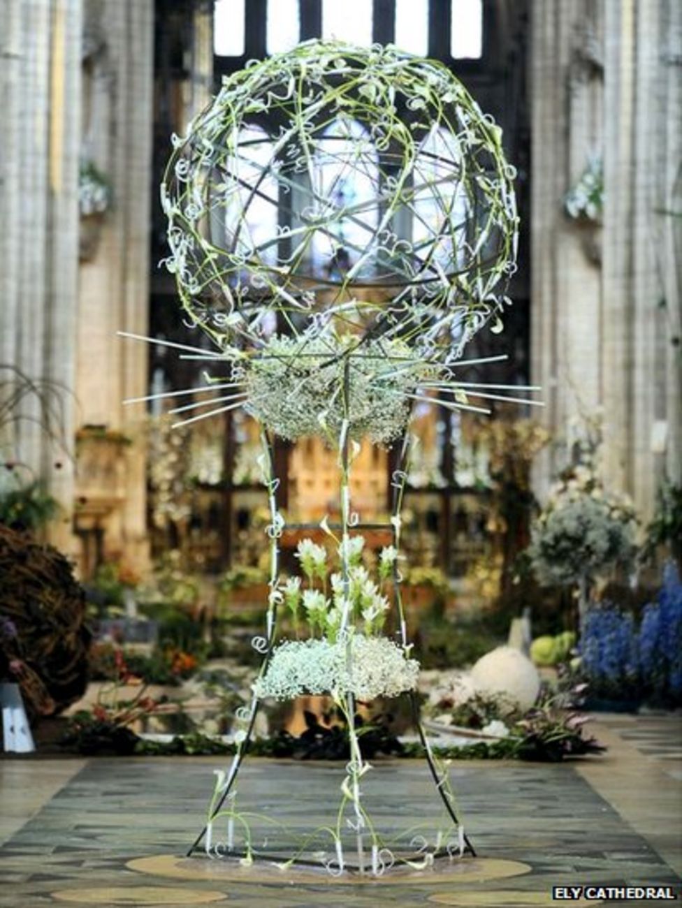 In pictures Ely Cathedral flower festival BBC News