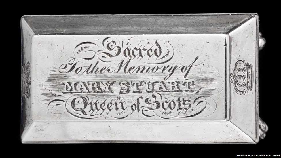 Silver casket memorialising Mary, Queen of Scots