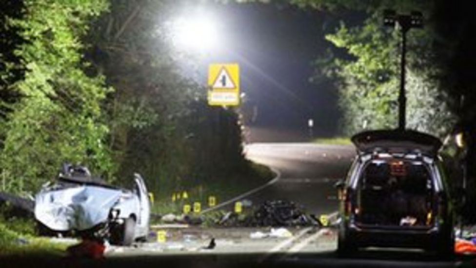 Sussex Police Arrest Four Over Slinfold Death Crash BBC News