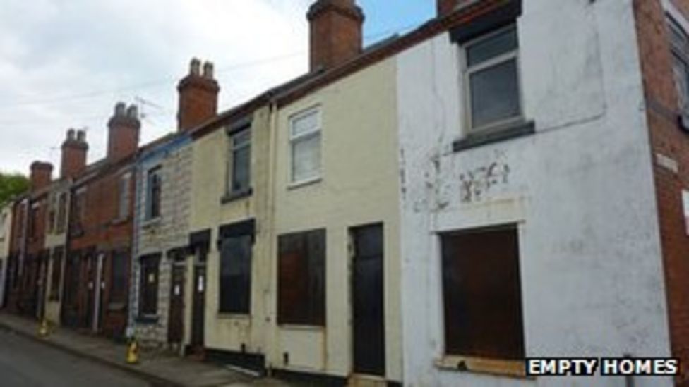 Derelict StokeonTrent homes are being offered for £1 BBC News
