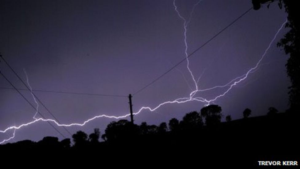 Two Kent homes catch fire after lightning strikes BBC News