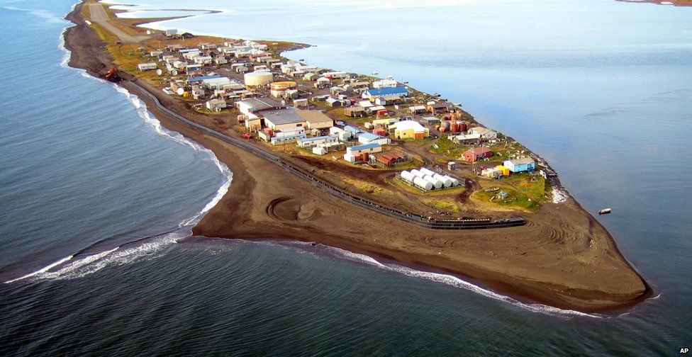 The Alaskan village set to disappear under water in a decade - BBC