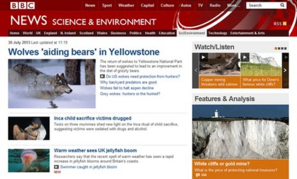 BBC tops list of 10 best science news websites BBC News