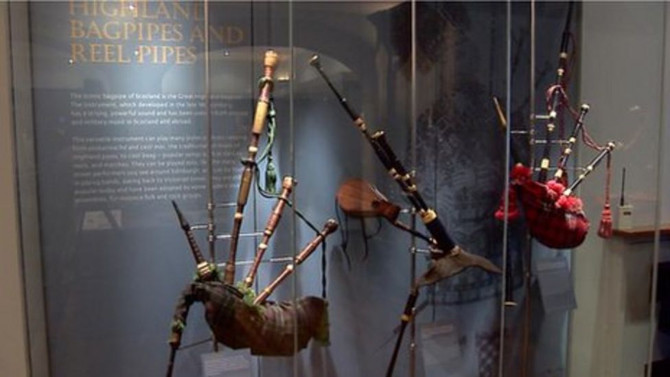 A historic bagpipe collection comes to Edinburgh BBC News