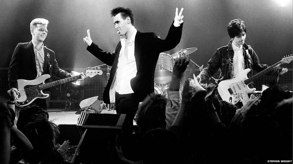 The Smiths on stage