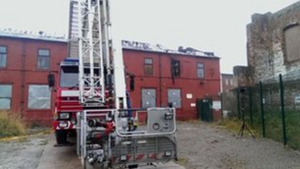 Former Wade factory in Burslem badly damaged by fire BBC News