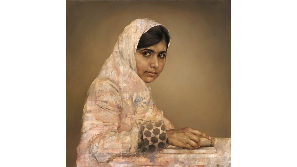 Portrait Of Malala By Jonathan Yeo Bbc News 9529