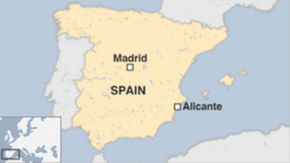 Baby killed in Alicante airport accident - BBC News