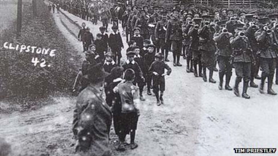 Work to recreate WWI Clipstone training trench BBC News
