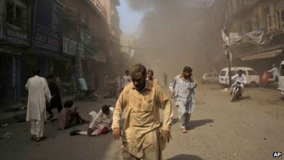 Pakistan Explosion: Dozens Killed In Peshawar Market - BBC News