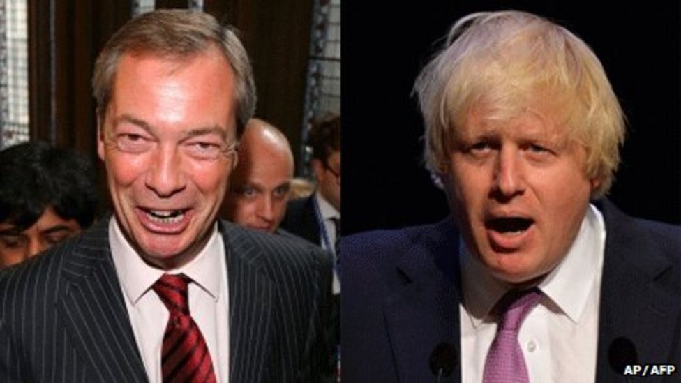 Tory Conference: Boris Johnson V Nigel Farage - BBC News