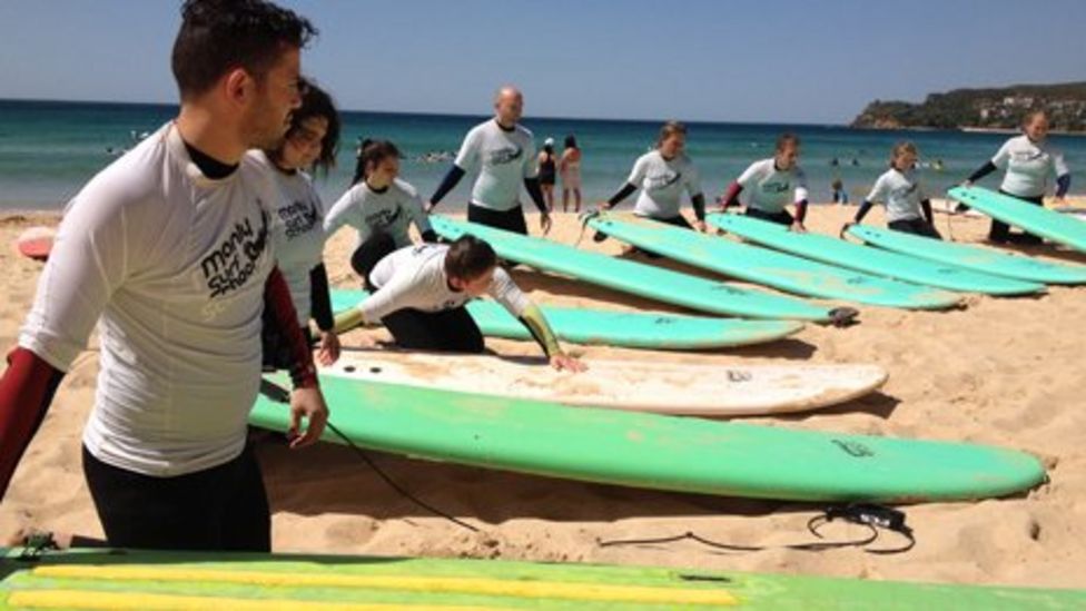 Australia’s love of surfing making waves for small firms - BBC News