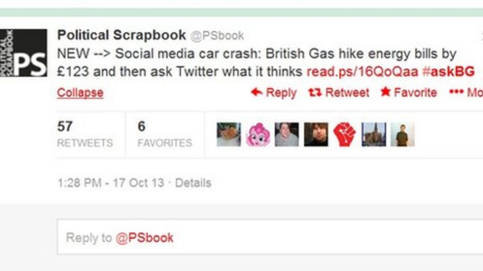 British Gas Twitter Move Draws Ire BBC News