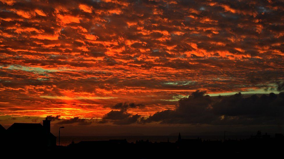 Sunset over Moray