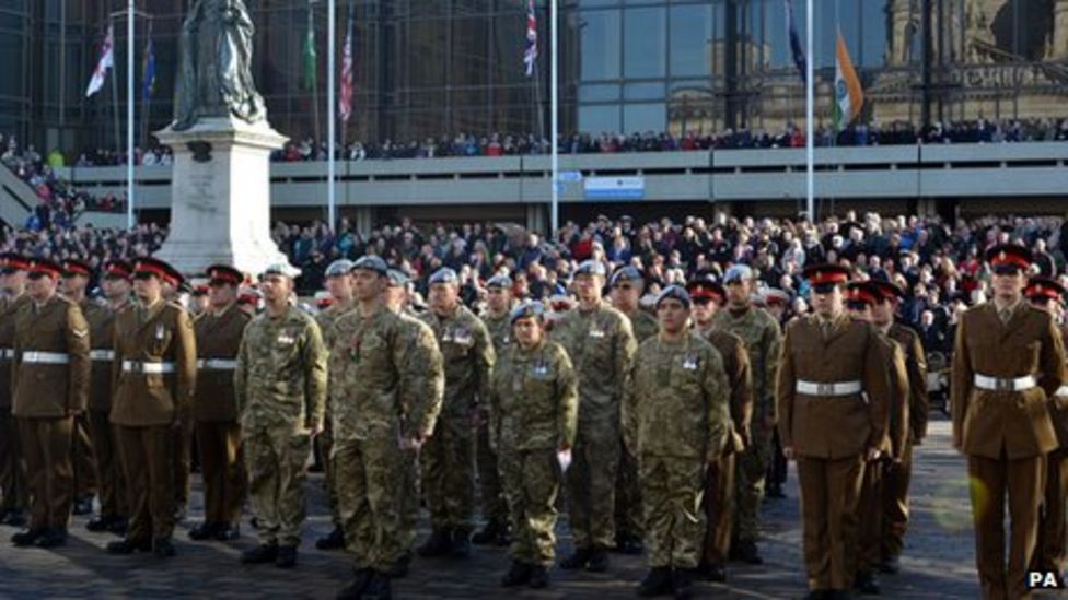 Portsmouth pauses on Remembrance Sunday at Guildhall Square ceremony BBC News Portsmouth pauses on Remembrance Sunday at Guildhall Square ceremony BBC News