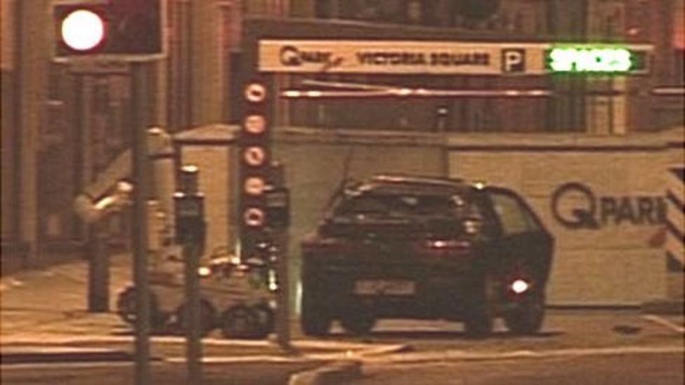 Belfast car bomb Two men arrested by police BBC News