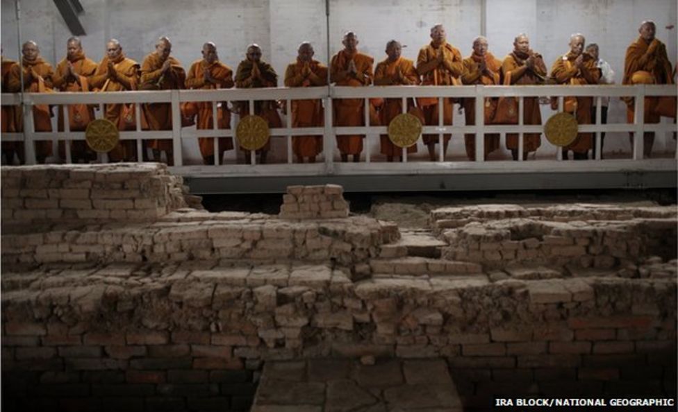 Earliest Shrine Uncovered At Buddha S Birthplace Bbc News