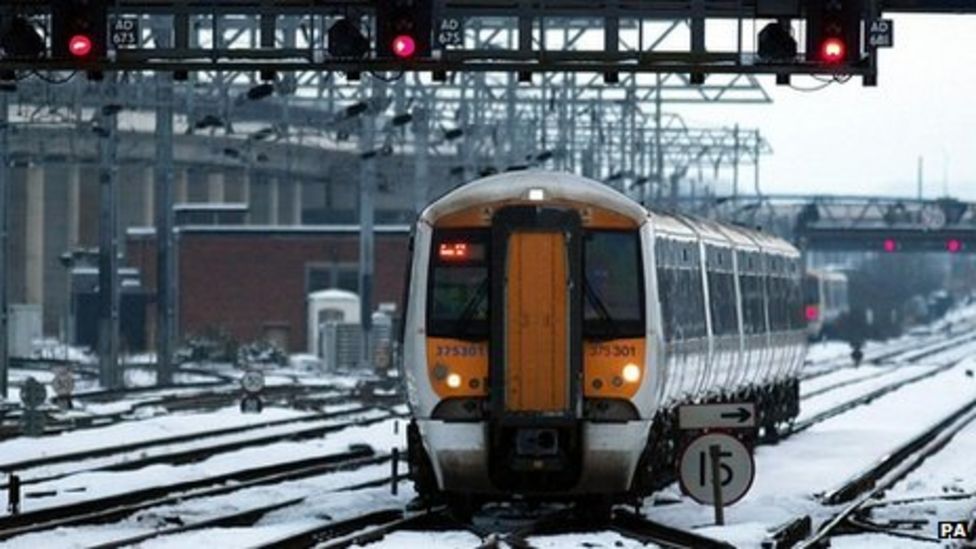 Christmas rail services Trains cut by engineering work BBC News