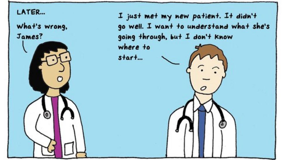 What's up, Doc? How comic strips are improving bedside manner BBC News