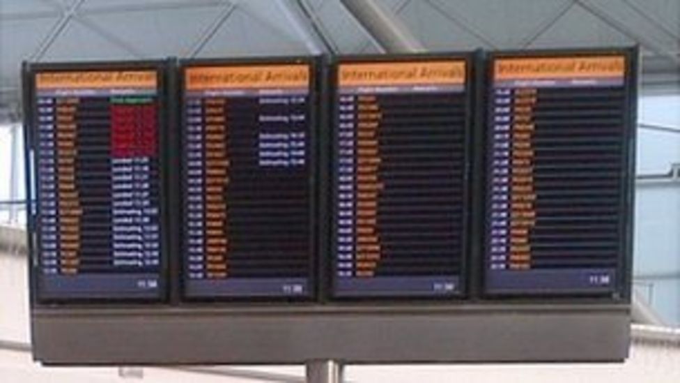 Stansted Airport flightdelay after landing system damaged BBC News