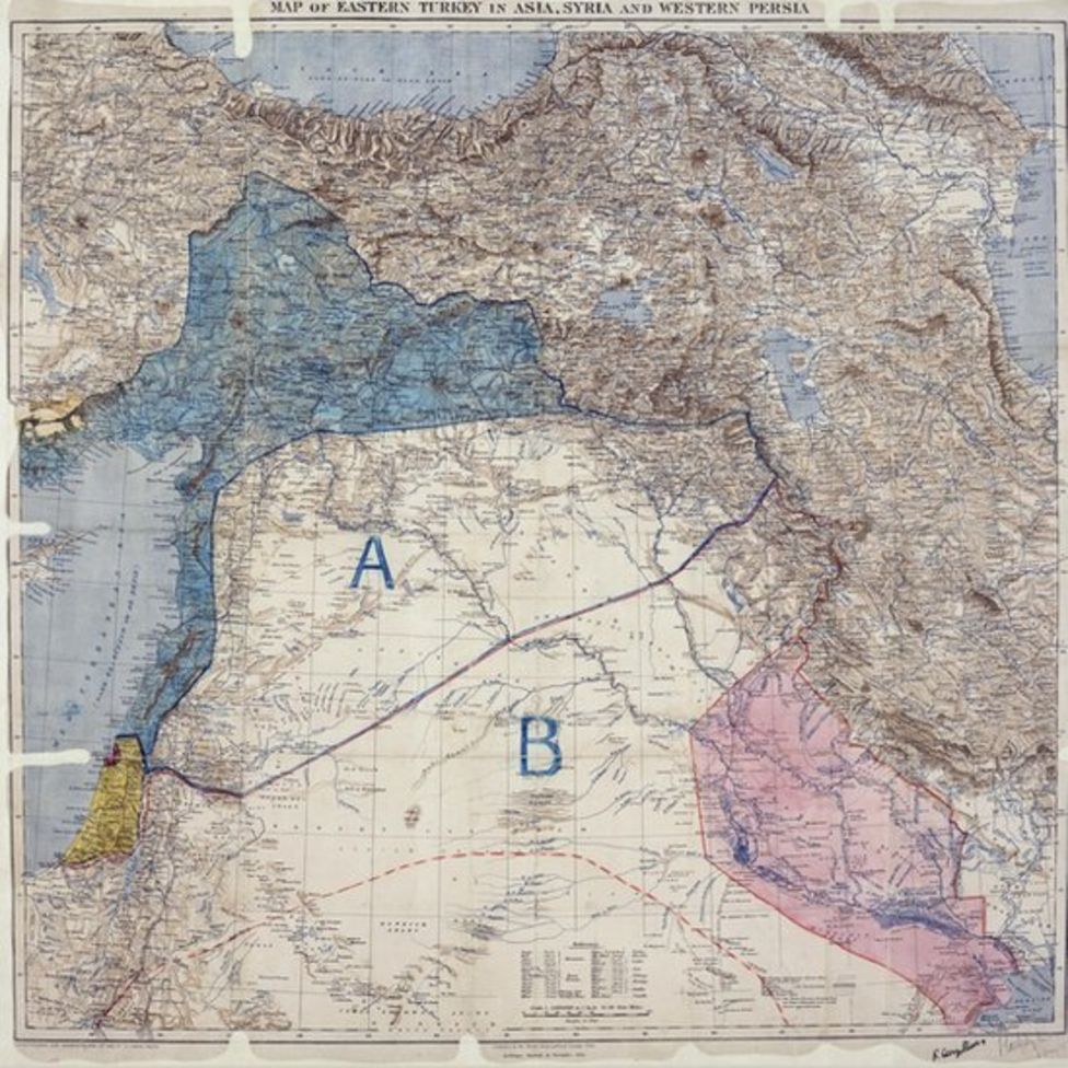 Why border lines drawn with a ruler in WW1 still rock the Middle East ...