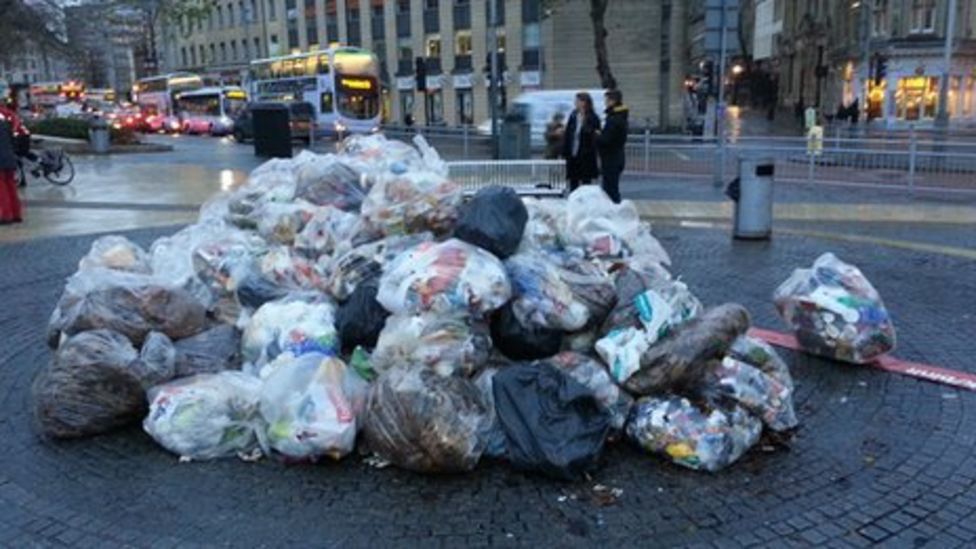 Bristol mayor dumps rubbish to highlight £5m city litter problem BBC News