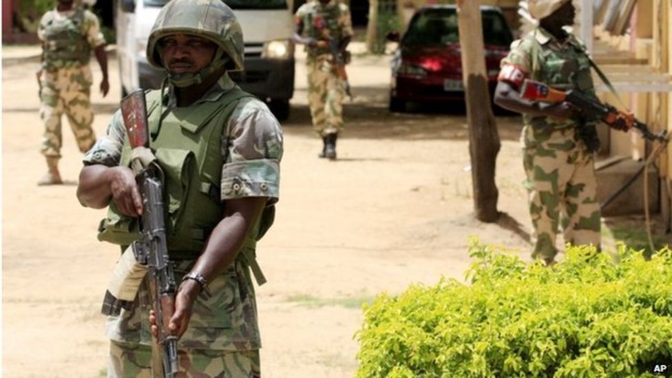 Nigeria insurgents attack Bama military barracks BBC News
