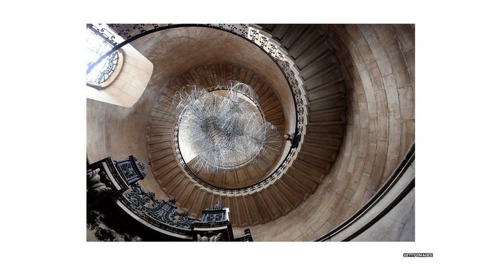 Antony Gormley's Flare II at St Paul's Cathedral in 2010