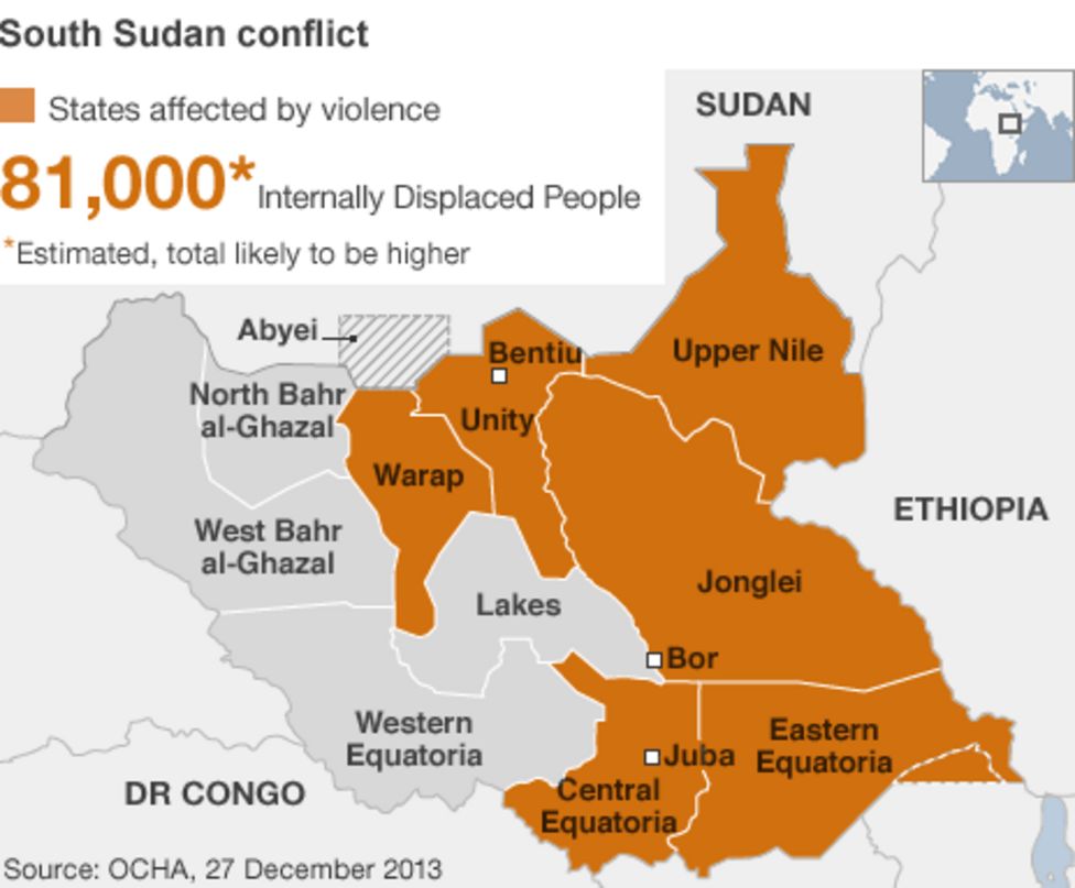 South Sudan rivals to begin peace talks BBC News
