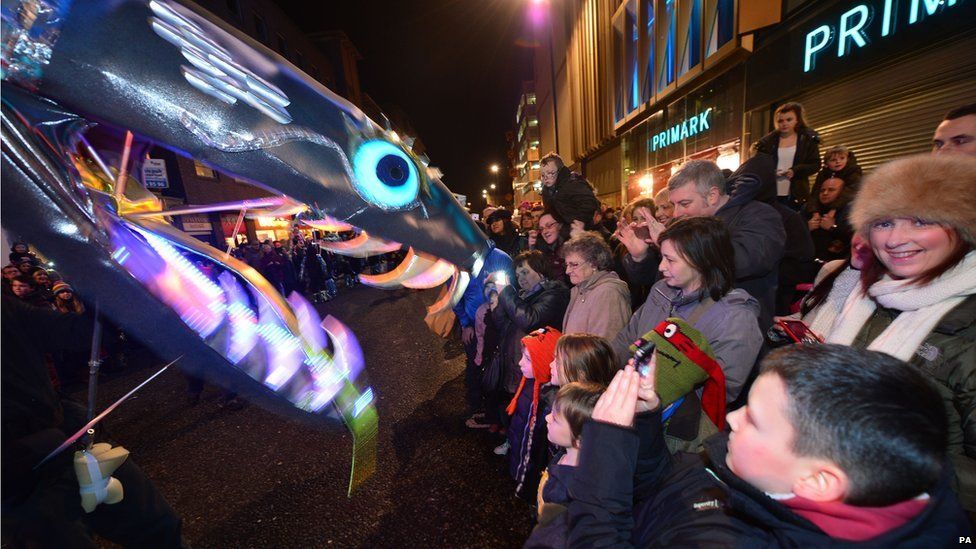 Newcastle crowds enjoy New Year