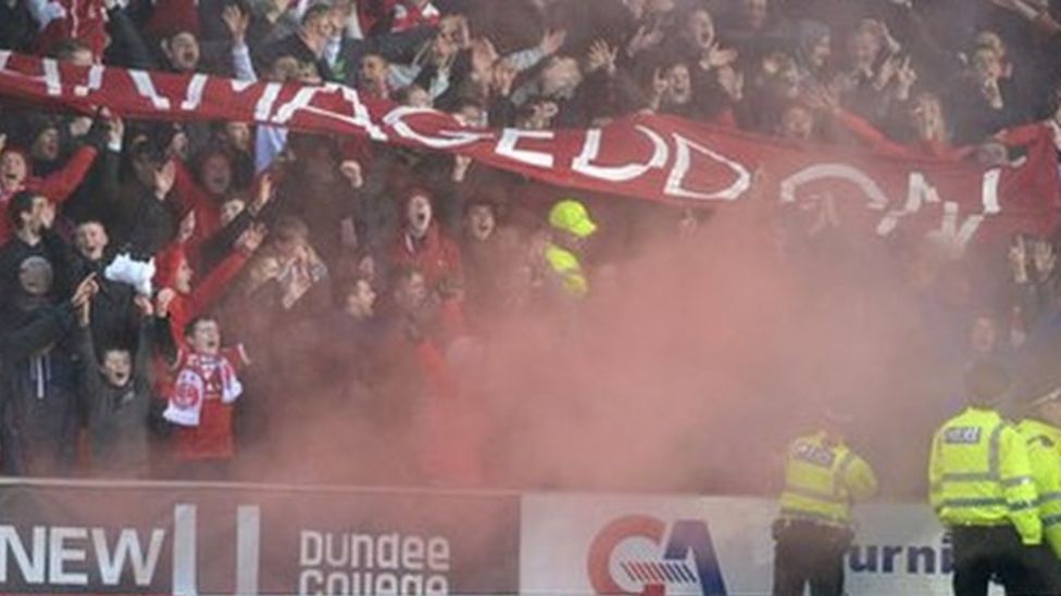 Football Banning Order For Teenager Who Threw Smoke Bomb - BBC News