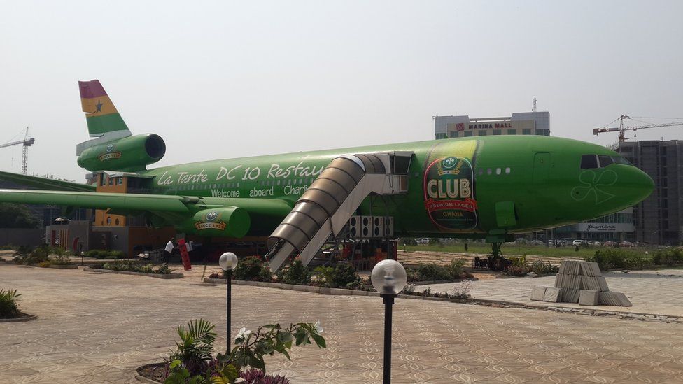 In pictures Plane eating in Ghana BBC News