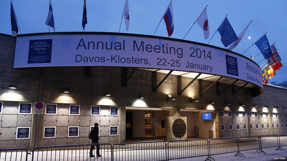 The congress centre for the annual meeting of the World Economic Forum