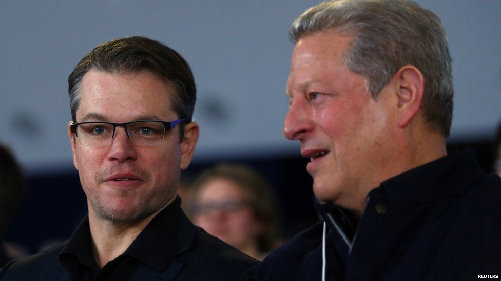 Matt Damon and Al Gore