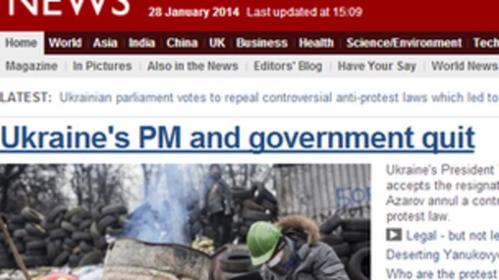 BBC News Website Changes For Asia And Pacific Readers - BBC News