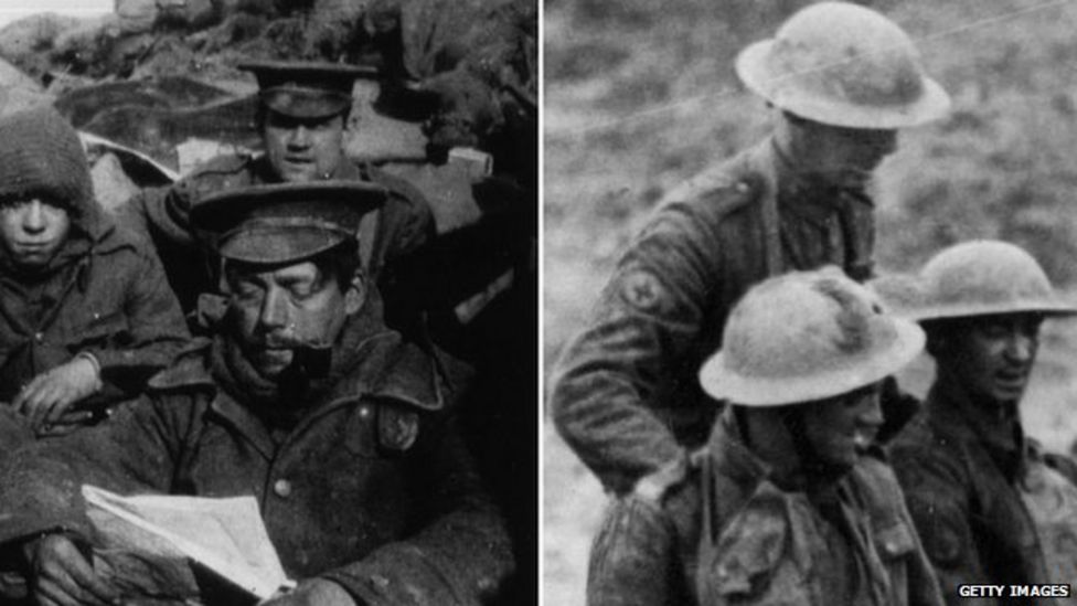 World War One: Biscuits, puttees, helmets and ACME whistles - BBC News