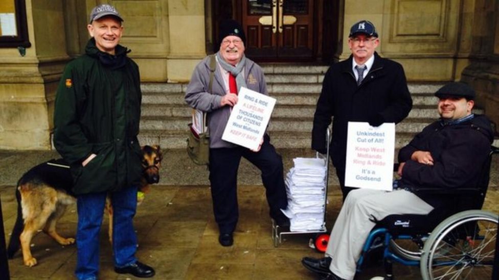 Centro Ring and Ride service petition signed by 56,000 BBC News