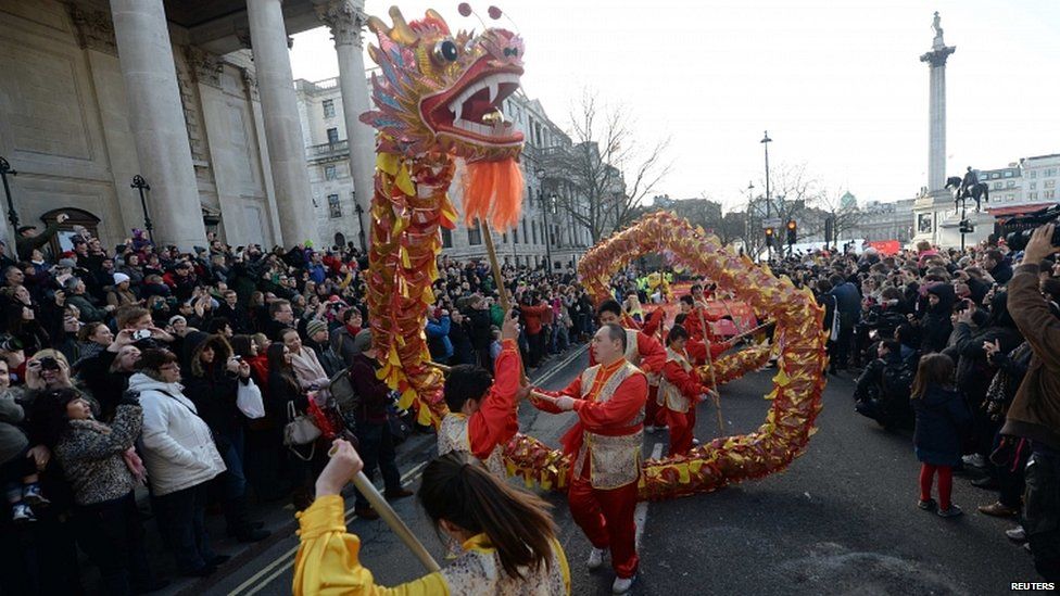 Chinese New Year: London parade welcomes Year of the Horse - BBC News