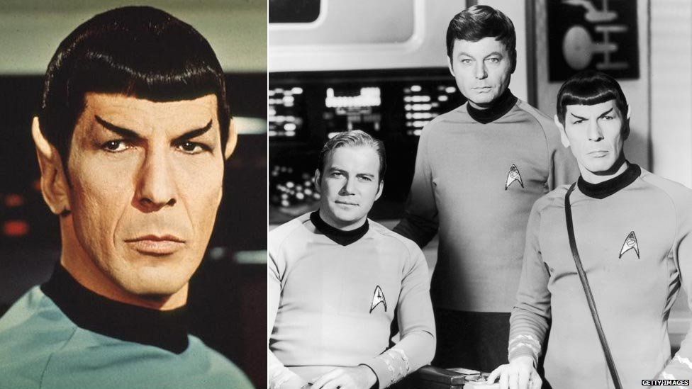 Leonard Nimoy, William Shatner and DeForest Kelley in Star Trek