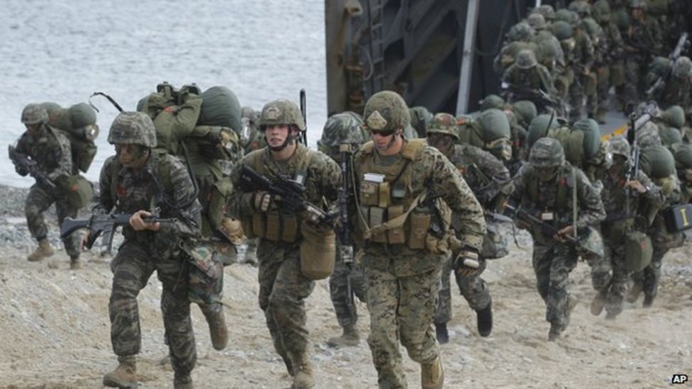 Us South Korea Joint Military Drills Announced Bbc News 