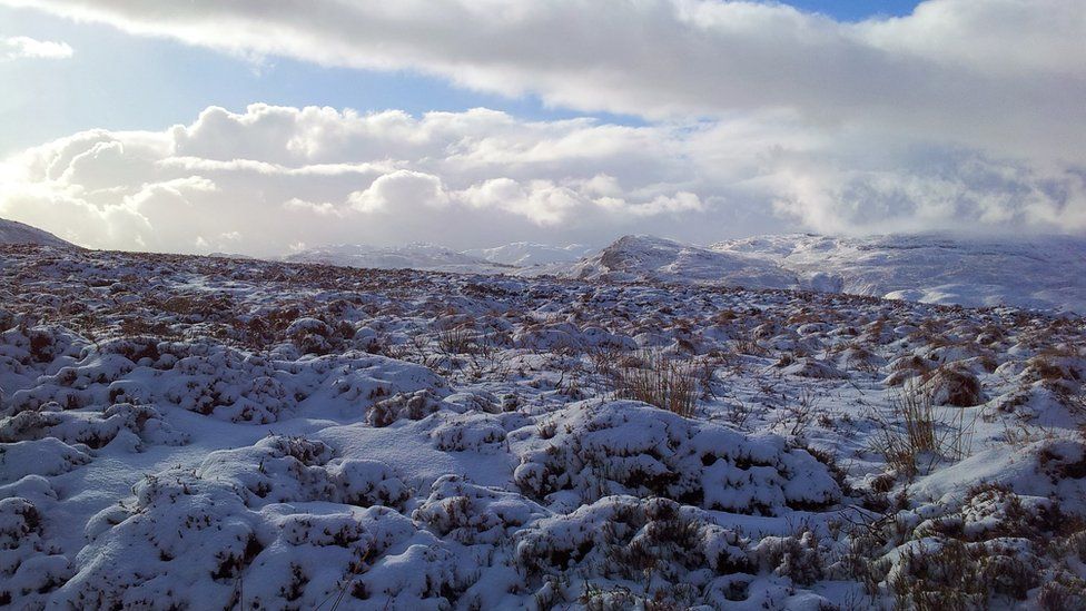 Snow on Ben Chonzie
