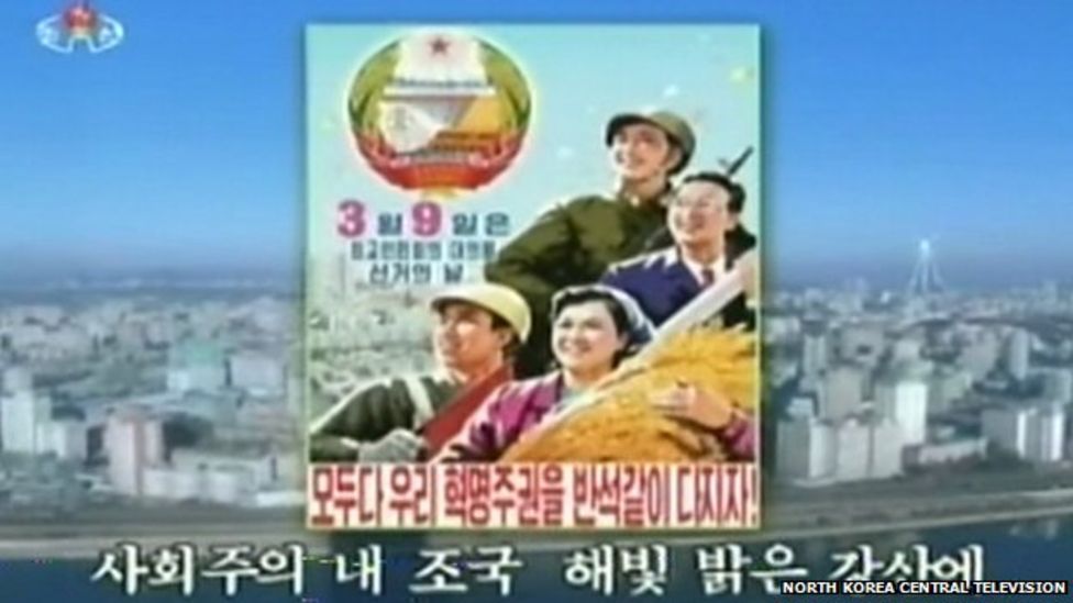 North Korea Elections celebrated in rhyme BBC News