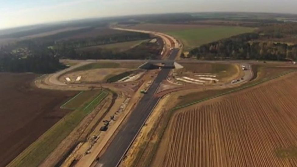 A11 roadworks complete after 40year wait BBC News