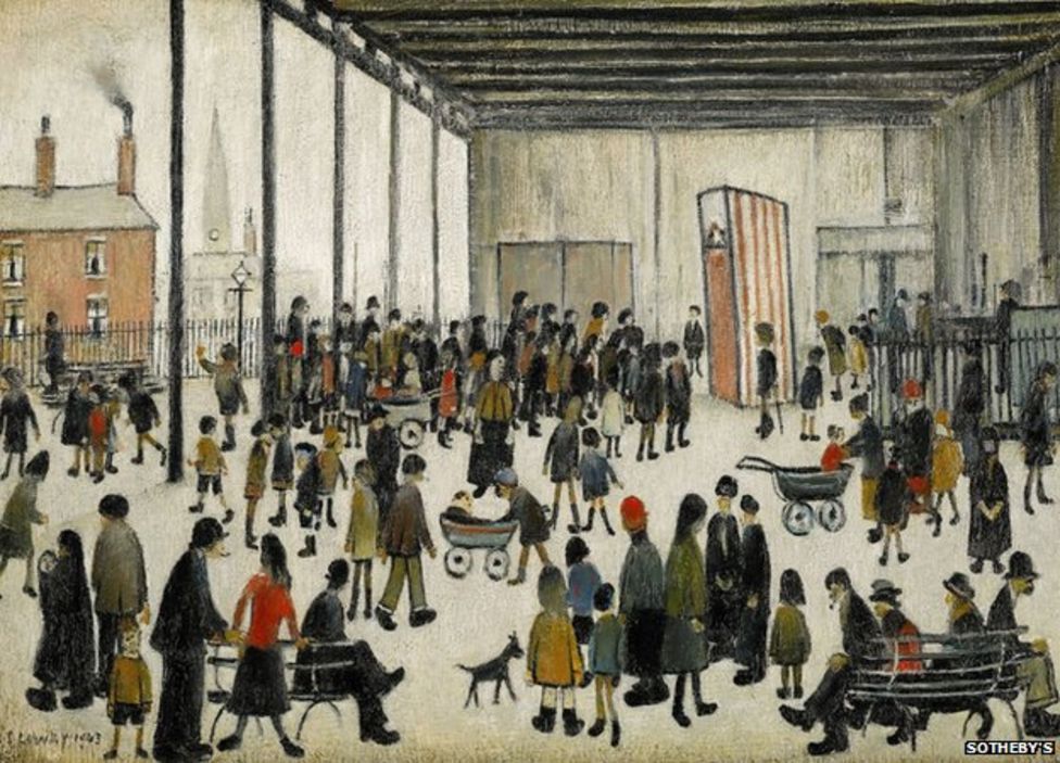 LS Lowry collection sells for £15m at auction BBC News